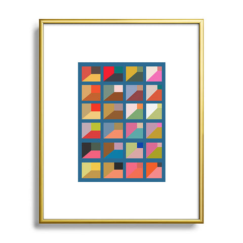 Marin Vaan Zaal Vanishing B234 Metal Framed Art Print