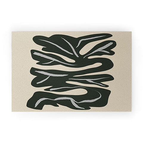 Marin Vaan Zaal Winding Minimalism Flower Plan Welcome Mat