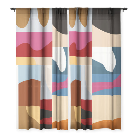 Marin Vaan Zaal Ypres Mosaic Modernist Pattern Sheer Non Repeat