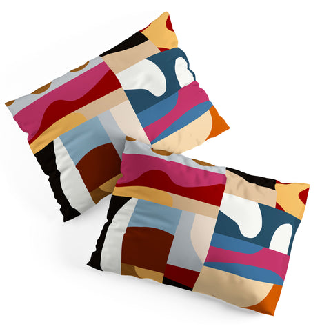 Marin Vaan Zaal Ypres Mosaic Modernist Pattern Pillow Shams
