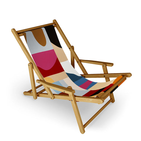 Marin Vaan Zaal Ypres Mosaic Modernist Pattern Sling Chair