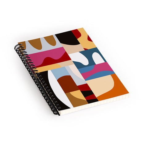 Marin Vaan Zaal Ypres Mosaic Modernist Pattern Spiral Notebook