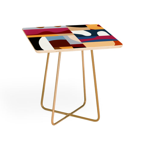 Marin Vaan Zaal Ypres Mosaic Modernist Pattern Side Table