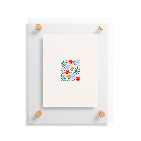 Maritza Lisa Abstract Florals Floating Acrylic Print