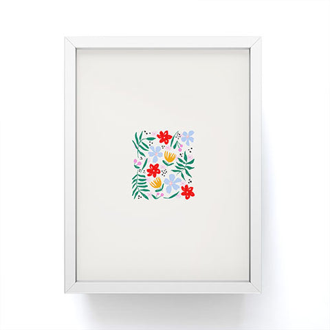Maritza Lisa Abstract Florals Framed Mini Art Print