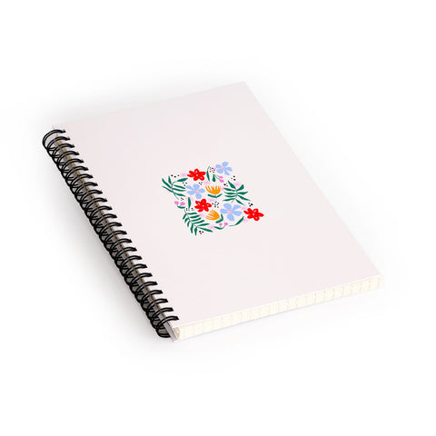 Maritza Lisa Abstract Florals Spiral Notebook