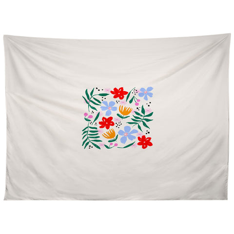 Maritza Lisa Abstract Florals Tapestry