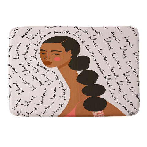 Maritza Lisa Black History Month Memory Foam Bath Mat