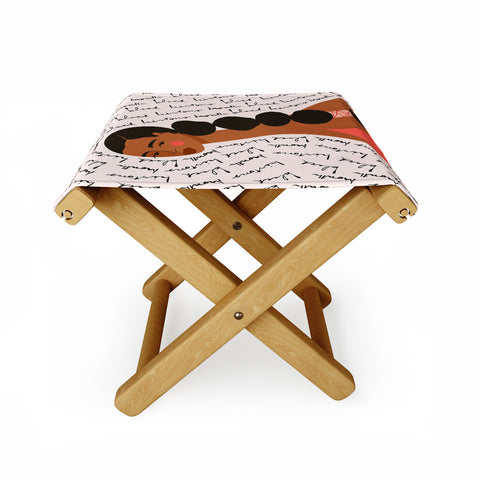 Maritza Lisa Black History Month Folding Stool