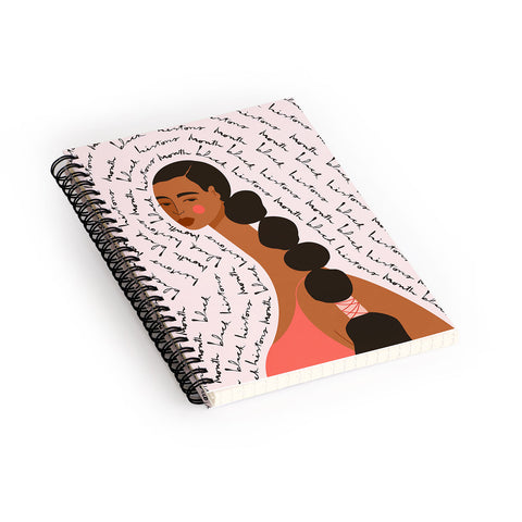 Maritza Lisa Black History Month Spiral Notebook
