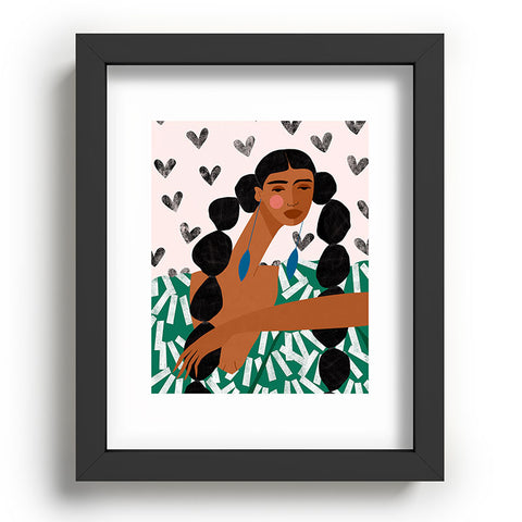 Maritza Lisa Boho Valentine Braids Recessed Framing Rectangle