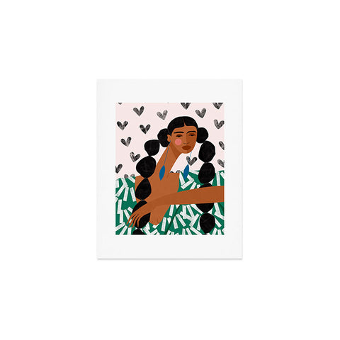 Maritza Lisa Boho Valentine Braids Art Print