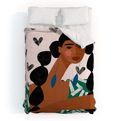 Maritza Lisa Boho Valentine Braids Comforter