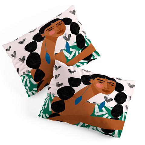 Maritza Lisa Boho Valentine Braids Pillow Shams