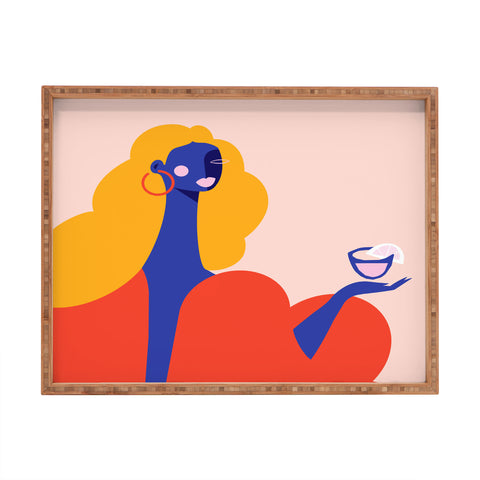 Maritza Lisa Happy Hour II Rectangular Tray