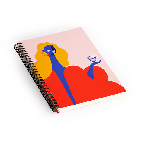Maritza Lisa Happy Hour II Spiral Notebook