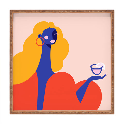 Maritza Lisa Happy Hour II Square Tray