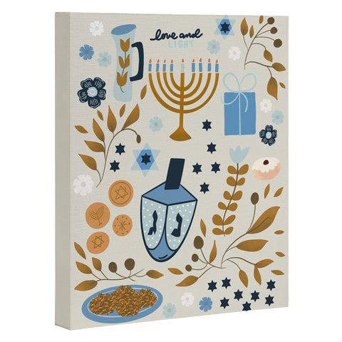 Marni Hanukkah Nights Art Canvas