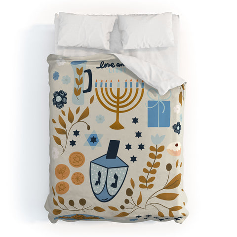 Marni Hanukkah Nights Duvet Cover