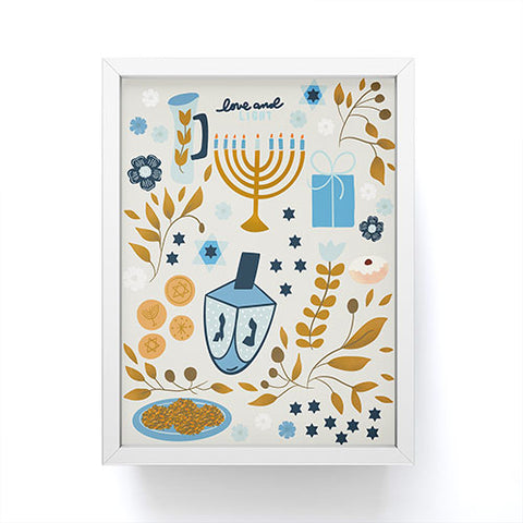 Marni Hanukkah Nights Framed Mini Art Print