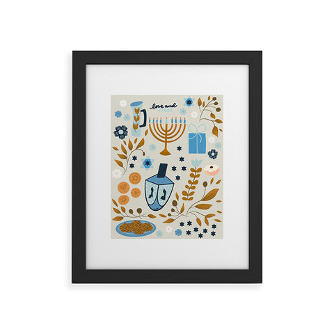 Marni Hanukkah Nights Framed Art Print