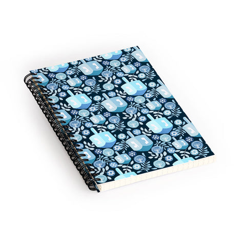 Marni Night Dreidel Spiral Notebook