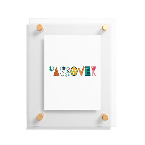 Marni Passover Letters Floating Acrylic Print