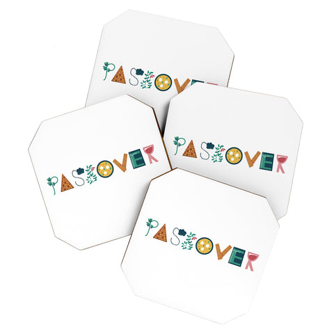 Marni Passover Letters Coaster Set