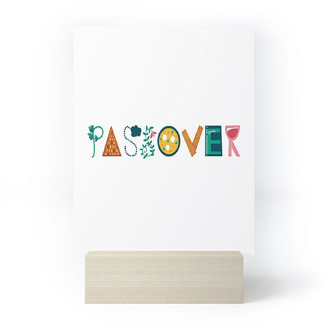 Marni Passover Letters Mini Art Print