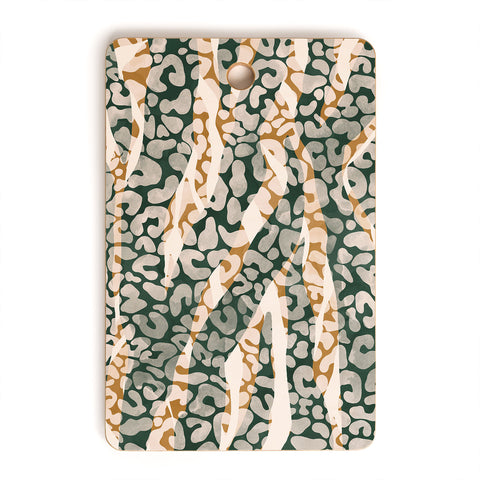 Marta Barragan Camarasa 0012 Wild animal skin Cutting Board Rectangle