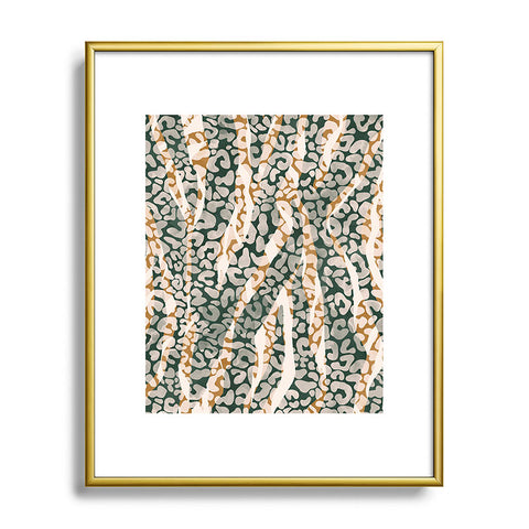 Marta Barragan Camarasa 0012 Wild animal skin Metal Framed Art Print