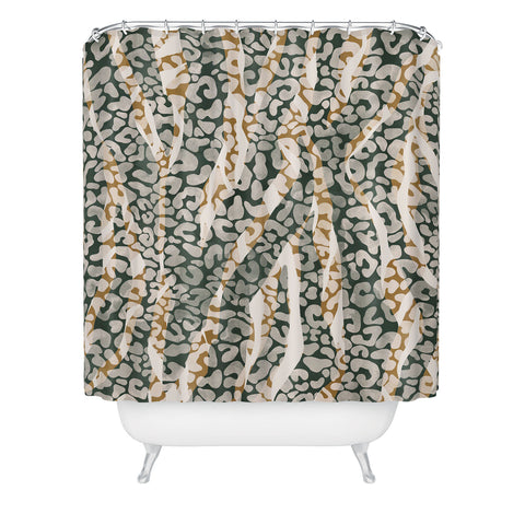 Marta Barragan Camarasa 0012 Wild animal skin Shower Curtain