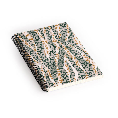 Marta Barragan Camarasa 0012 Wild animal skin Spiral Notebook