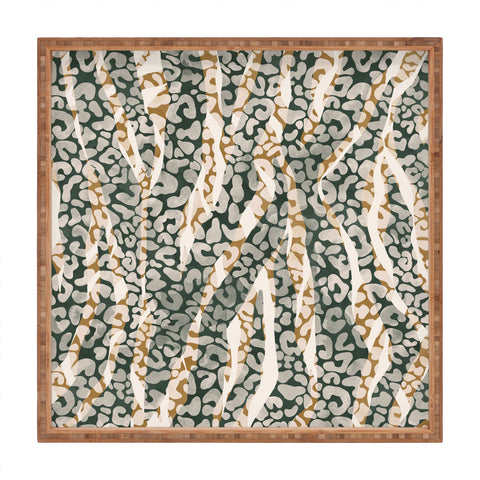 Marta Barragan Camarasa 0012 Wild animal skin Square Tray