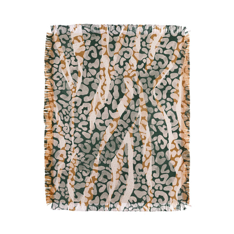 Marta Barragan Camarasa 0012 Wild animal skin Throw Blanket