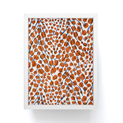 Marta Barragan Camarasa 0022 Wild animal skin Framed Mini Art Print