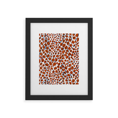 Marta Barragan Camarasa 0022 Wild animal skin Framed Art Print