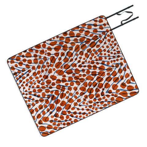 Marta Barragan Camarasa 0022 Wild animal skin Picnic Blanket