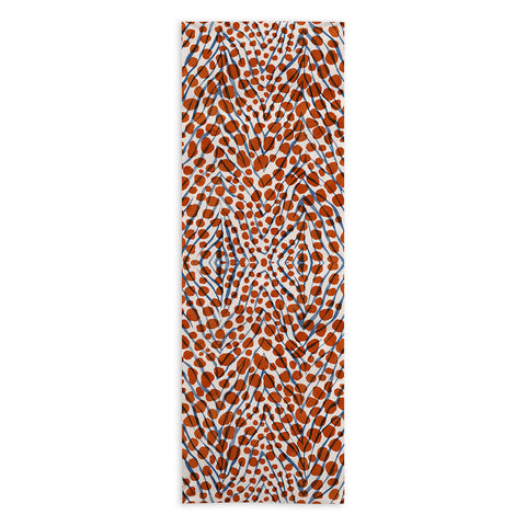 Marta Barragan Camarasa 0022 Wild animal skin Yoga Towel