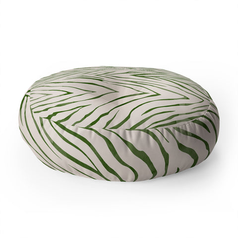 Marta Barragan Camarasa 0033 Wild animal skin Floor Pillow Round