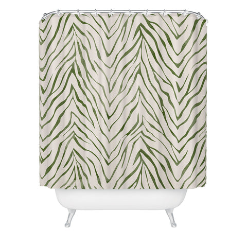 Marta Barragan Camarasa 0033 Wild animal skin Shower Curtain