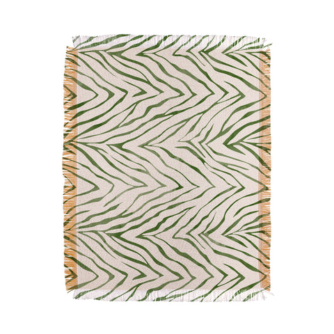 Marta Barragan Camarasa 0033 Wild animal skin Throw Blanket