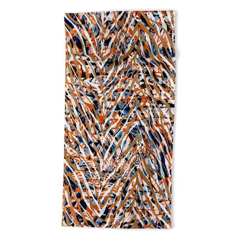 Marta Barragan Camarasa 01020 WILD SKIN ANIMAL Beach Towel