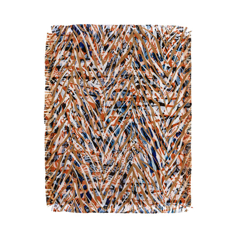 Marta Barragan Camarasa 01020 WILD SKIN ANIMAL Throw Blanket