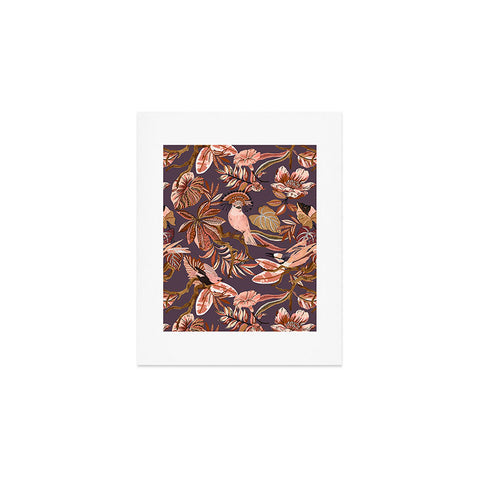 Marta Barragan Camarasa 2Pink tropical birds landscape Art Print