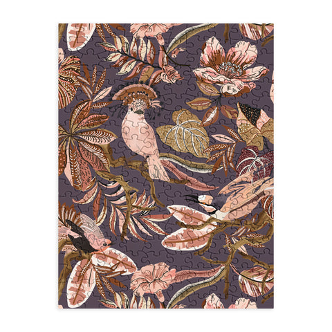 Marta Barragan Camarasa 2Pink tropical birds landscape Puzzle
