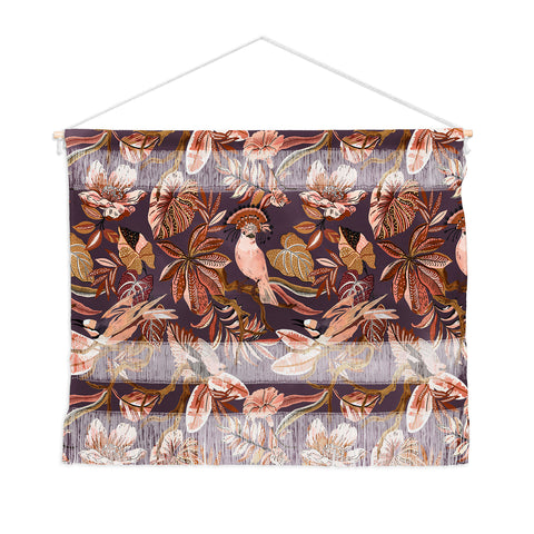 Marta Barragan Camarasa 2Pink tropical birds landscape Wall Hanging Landscape