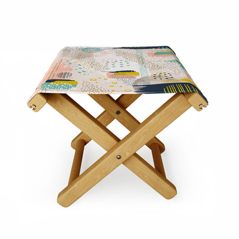 Marta Barragan Camarasa Abstract 01 Folding Stool