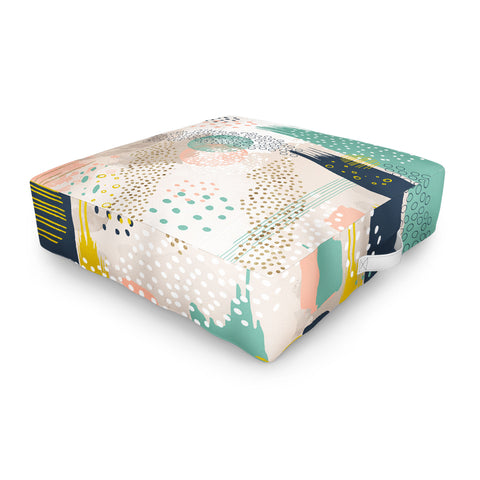 Marta Barragan Camarasa Abstract 01 Outdoor Floor Cushion