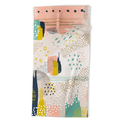 Marta Barragan Camarasa Abstract 01 Beach Towel